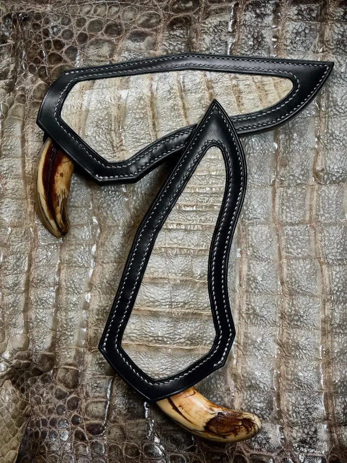 Etuis avec insert en croco